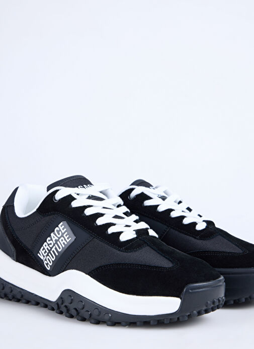 Versace Jeans Couture Siyah Erkek Sneaker FONDO HYBER DIS. 47 - Görsel 6