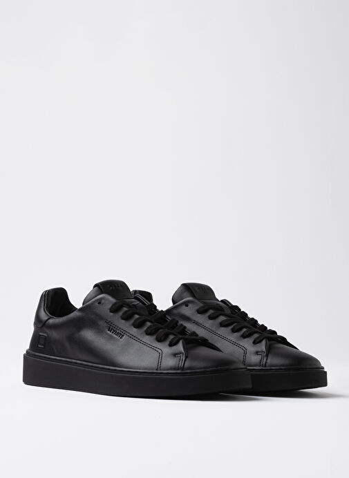 D.a.t.e Siyah Erkek Deri Sneaker LEVANTE - Görsel 3