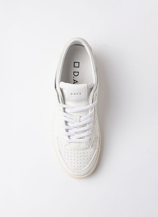 D.a.t.e Beyaz Erkek Deri Sneaker TORNE - Görsel 5