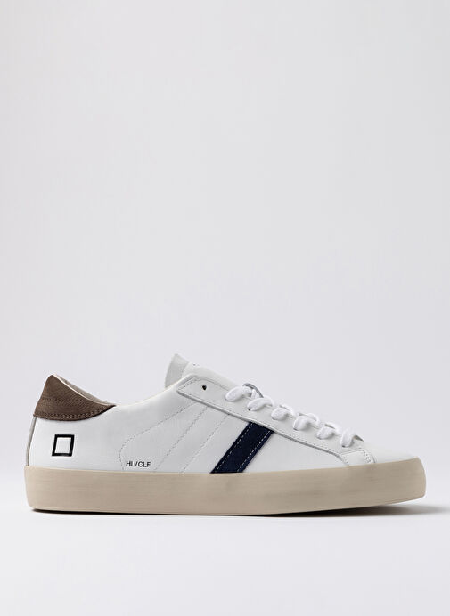 D.a.t.e Beyaz Erkek Deri Sneaker HILL LOW - Görsel 2