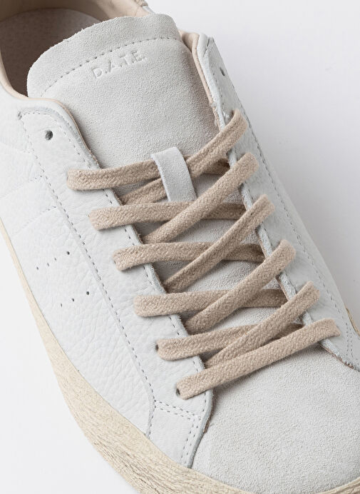 D.a.t.e Beyaz Erkek Deri Sneaker HILL LOW - Görsel 4