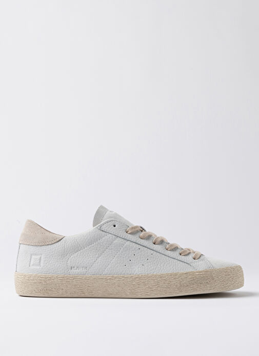 D.a.t.e Beyaz Erkek Deri Sneaker HILL LOW - Görsel 2