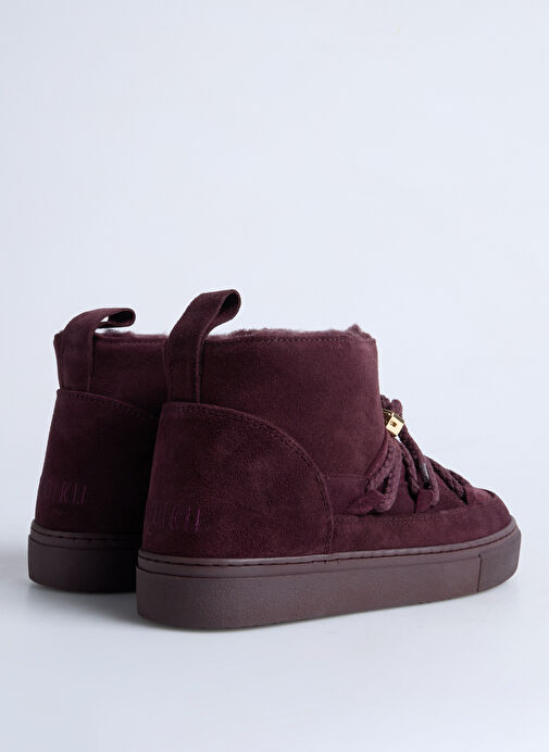 İnuikii Bordo Kadın Deri Kar Botu CLASSIC LOW - Görsel 4