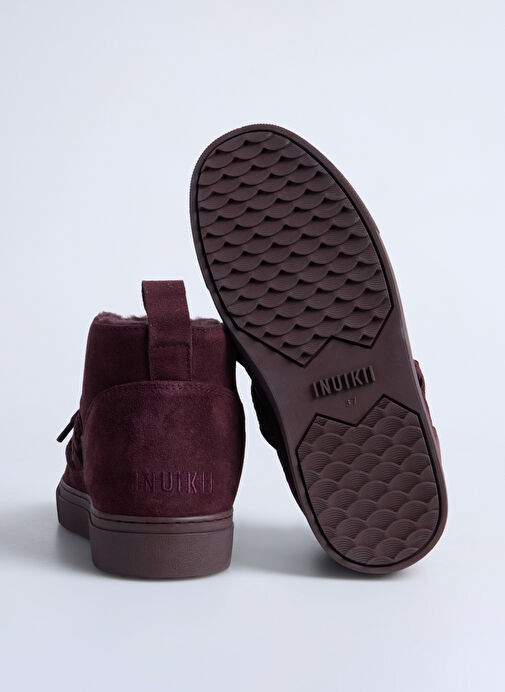 İnuikii Bordo Kadın Deri Kar Botu CLASSIC LOW - Görsel 5
