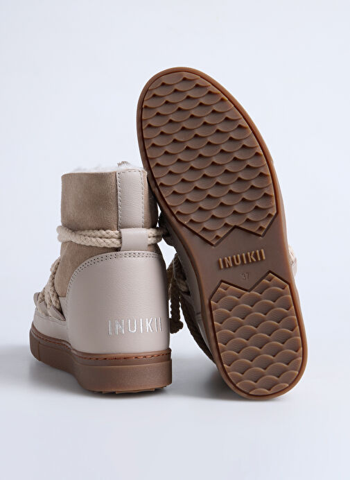 İnuikii Bej Kadın Deri Kar Botu CLASSIC - Görsel 5