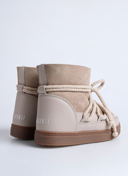 İnuikii Bej Kadın Deri Kar Botu CLASSIC - Görsel 4