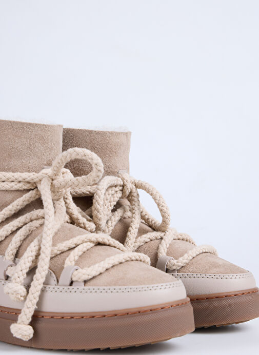 İnuikii Bej Kadın Deri Kar Botu CLASSIC - Görsel 6