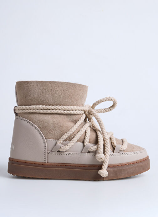 İnuikii Bej Kadın Deri Kar Botu CLASSIC - Görsel 2