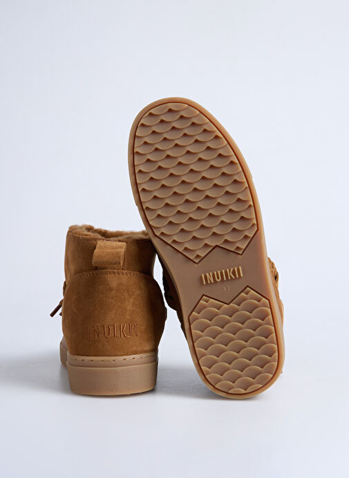İnuikii Kahverengi Kadın Deri Kar Botu CLASSIC LOW - Görsel 5