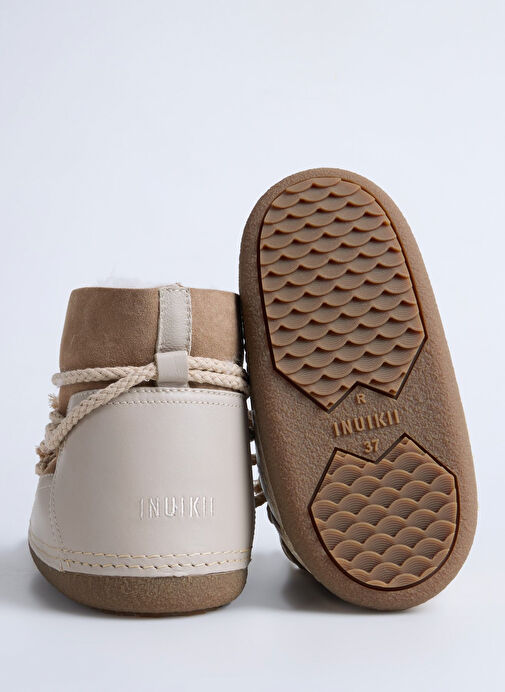 İnuikii Bej Kadın Deri Kar Botu CLASSIC2 - Görsel 5