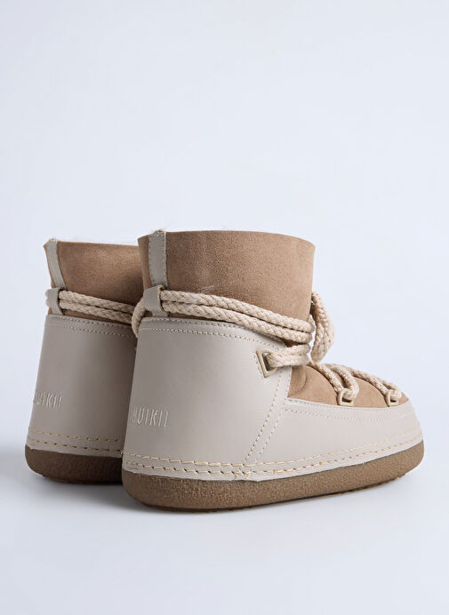 İnuikii Bej Kadın Deri Kar Botu CLASSIC2 - Görsel 4