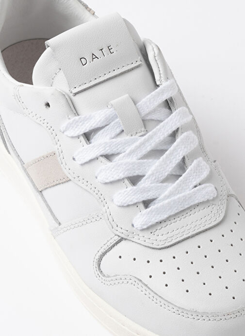 D.a.t.e Beyaz Kadın Deri Sneaker COURT - Görsel 5