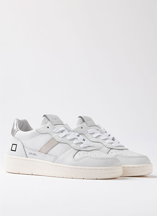 D.a.t.e Beyaz Kadın Deri Sneaker COURT - Görsel 3
