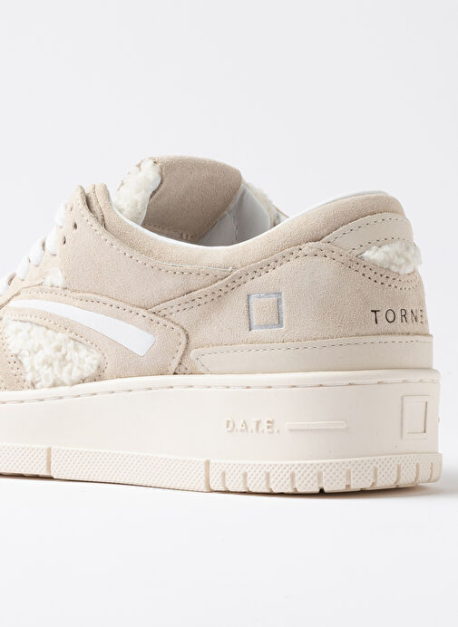 D.a.t.e Beyaz Kadın Sneaker TORNEO TEDDY - Görsel 4