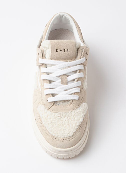 D.a.t.e Beyaz Kadın Sneaker TORNEO TEDDY - Görsel 5