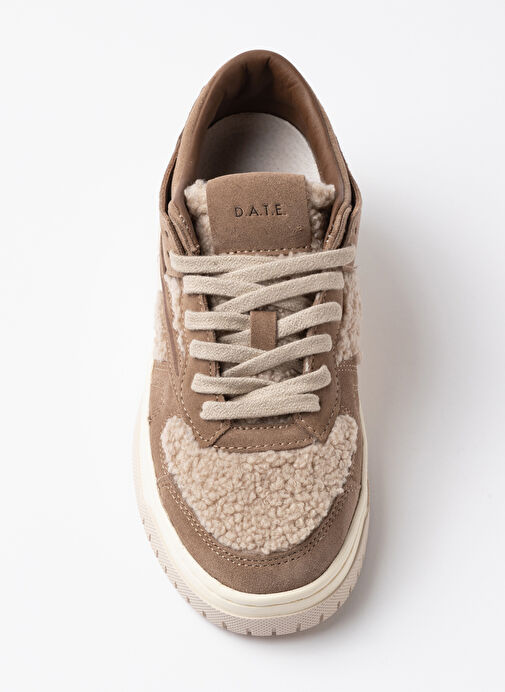 D.a.t.e Bej Kadın Sneaker TORNEO TEDDY - Görsel 5