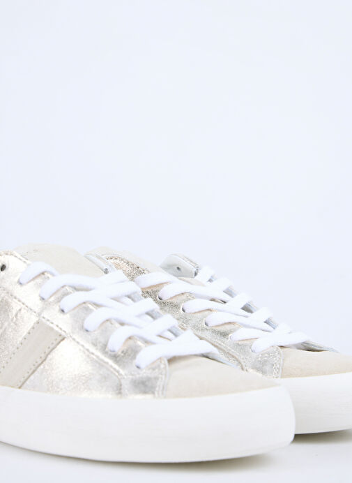 D.a.t.e Gri Kadın Deri Sneaker HILL LOW - Görsel 6