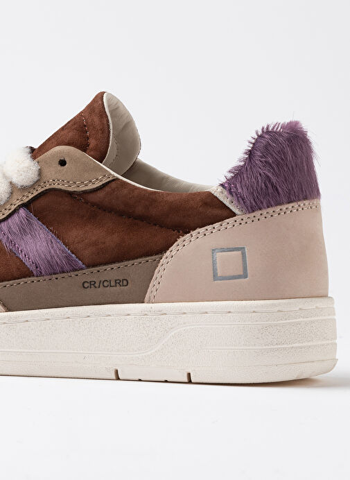 D.a.t.e Kahverengi Kadın Deri Sneaker COURT - Görsel 6