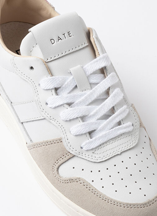 D.a.t.e Beyaz Kadın Deri Sneaker COURT - Görsel 5