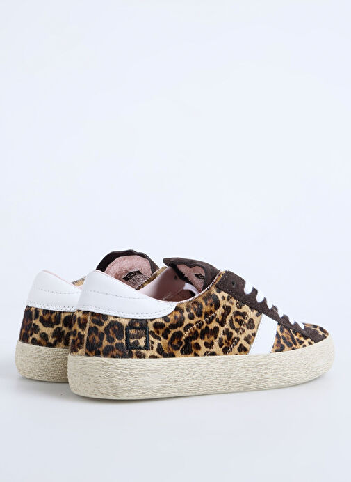 D.a.t.e Kahverengi Kadın Deri Sneaker HILL LOW - Görsel 4