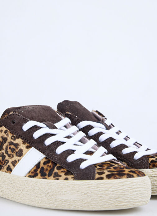 D.a.t.e Kahverengi Kadın Deri Sneaker HILL LOW - Görsel 6
