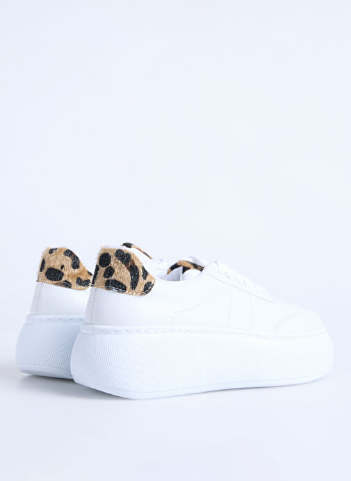 F By Fabrika Beyaz Kadın Sneaker DARIA - Görsel 4