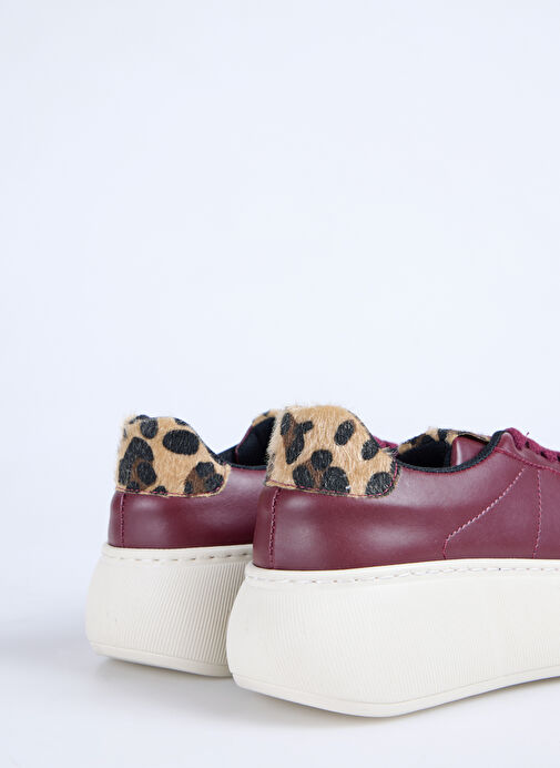 F By Fabrika Bordo Kadın Sneaker DARIA - Görsel 4
