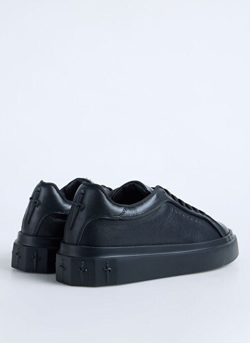 Paciotti Siyah Erkek Deri Günlük Ayakkabı LU68400VT999 - Görsel 4