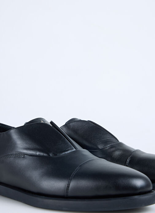 Paciotti Siyah Erkek Deri Klasik Ayakkabı LU68552VT999 - Görsel 6