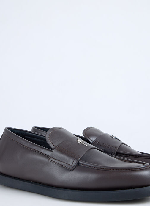 Paciotti Kahverengi Erkek Deri Loafer LU68551VT008 - Görsel 6