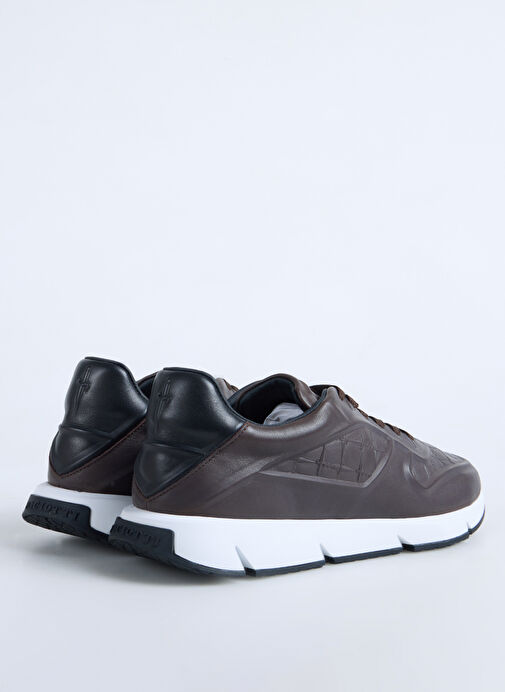 Paciotti Kahverengi Erkek Deri Sneaker LU68800SVT008 - Görsel 4