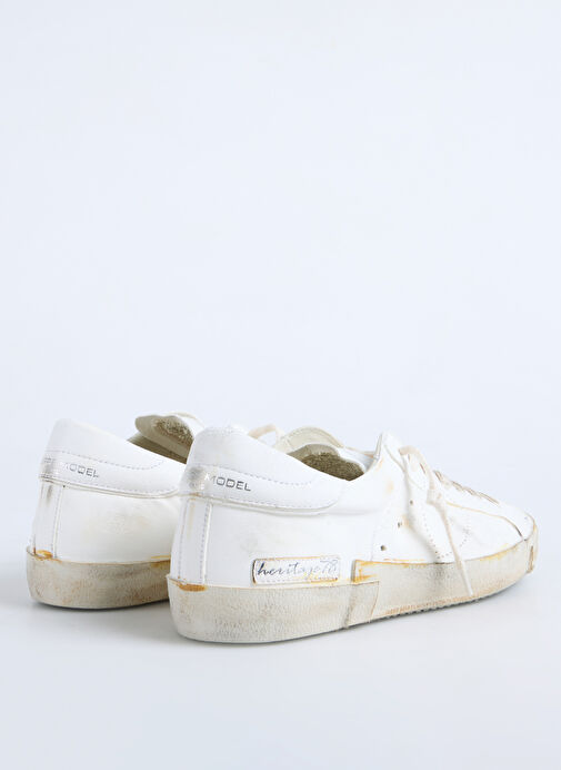 Philippe Model Beyaz Erkek Deri Sneaker PRSX LOW MAN - Görsel 4