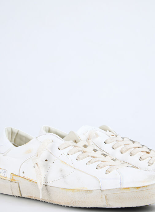 Philippe Model Beyaz Erkek Deri Sneaker PRSX LOW MAN - Görsel 6