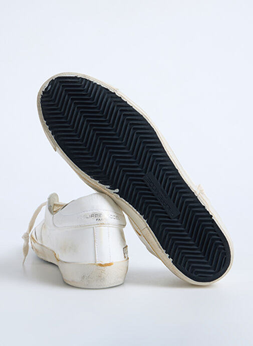 Philippe Model Beyaz Erkek Deri Sneaker PRSX LOW MAN - Görsel 5