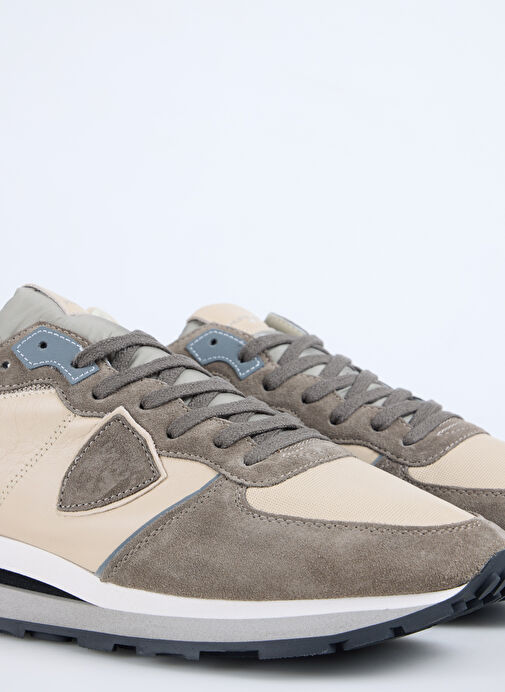 Philippe Model Bej Erkek Sneaker TROPEZ HAUTE LOW MAN - Görsel 6
