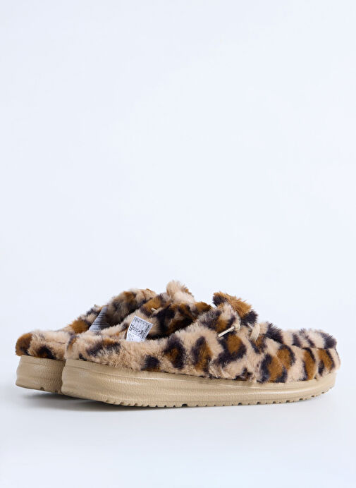 Hey Dude Kahverengi Kadın Terlik Wendy Slipper Leo Fur - Görsel 3