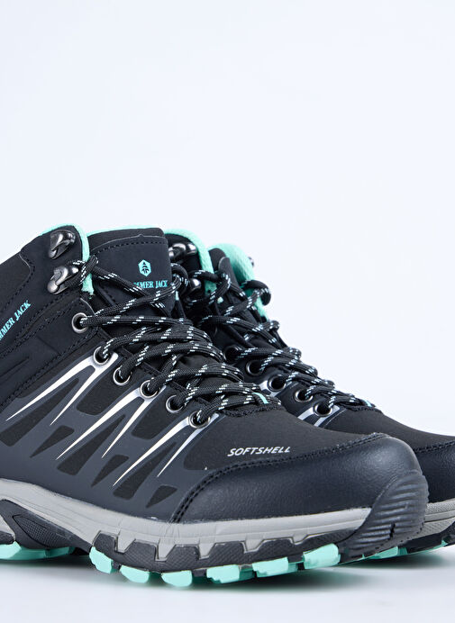 Hammer Jack Siyah Kadın Bot GARSON BOT - Görsel 6