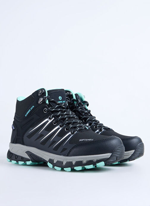 Hammer Jack Siyah Kadın Bot GARSON BOT - Görsel 3