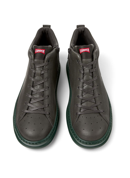 Camper Gri Erkek Deri Bot Runner Four - Görsel 4