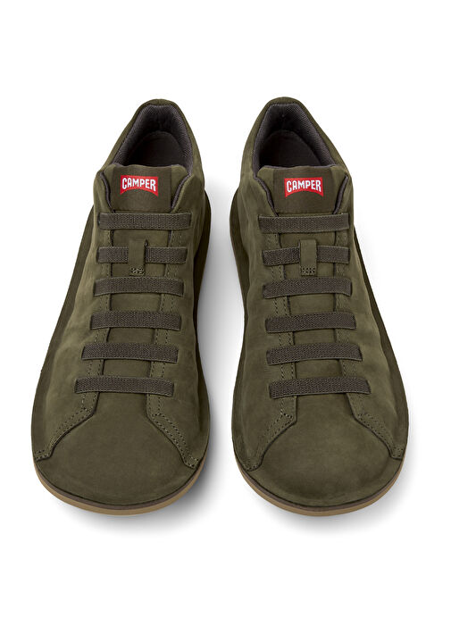 Camper Haki Erkek Deri Günlük Ayakkabı Beetle - Görsel 4