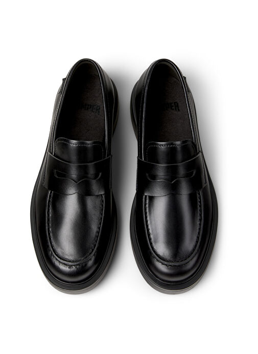 Camper Siyah Erkek Deri Klasik Ayakkabı Dean - Görsel 4