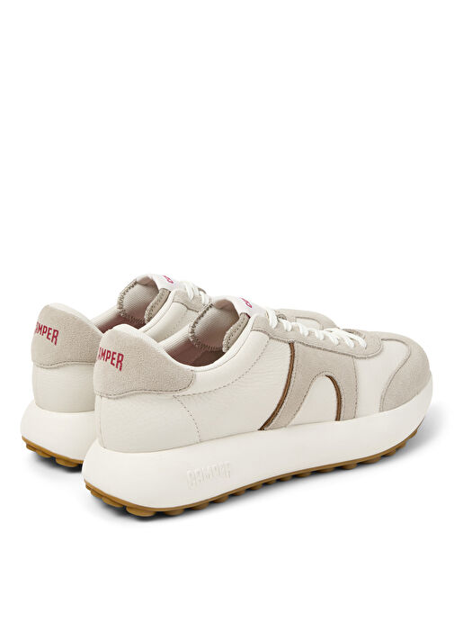 Camper Ekru Erkek Deri Sneaker Pelotas Athens - Görsel 5