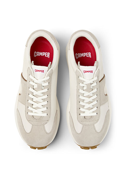 Camper Ekru Erkek Deri Sneaker Pelotas Athens - Görsel 4