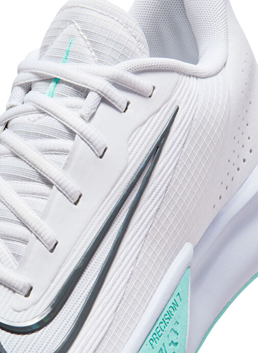 Nike HJ9153-101 PRECISION VII Beyaz Erkek Basketbol Ayakkabısı - Görsel 7