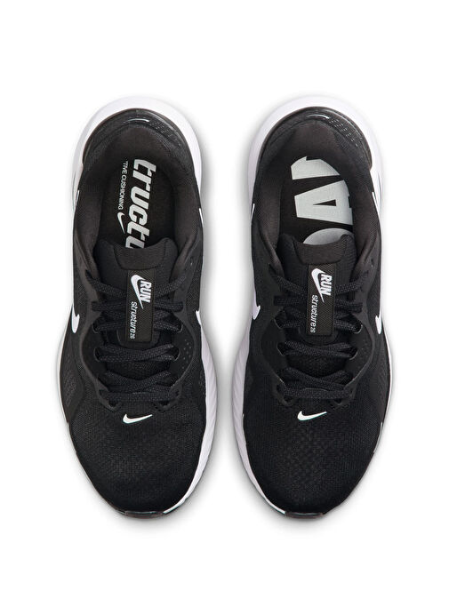 Nike HQ2589-001 W NIKE STRUCTURE 26 WIDE Siyah Kadın Koşu Ayakkabısı - Görsel 8