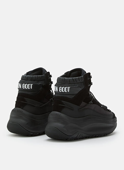 Moon Boot Siyah Erkek Kar Botu MB MOON247 XLACE MID - Görsel 5