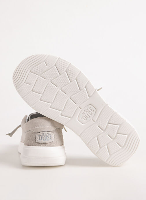 Hey Dude Gri Kadın Deri Loafer 41865-1WR - Görsel 5