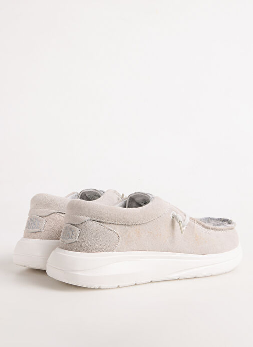 Hey Dude Gri Kadın Deri Loafer 41865-1WR - Görsel 4