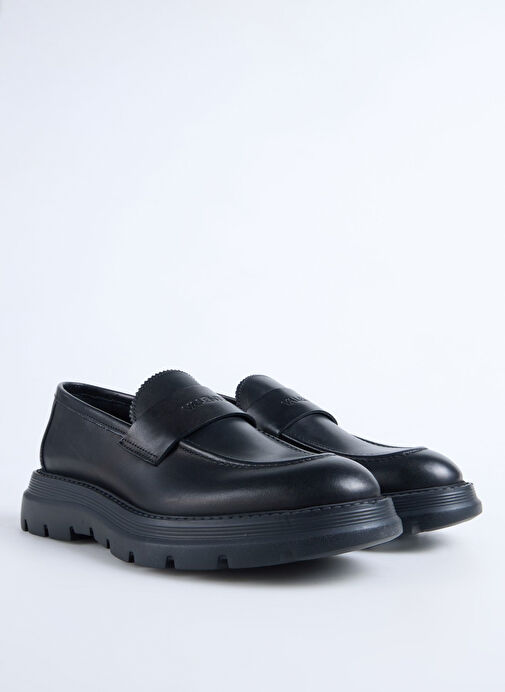 Valentino Siyah Erkek Deri Günlük Ayakkabı 92D2507VIT550-CLSC - Görsel 3