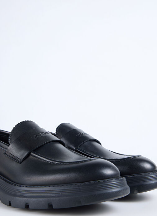Valentino Siyah Erkek Deri Günlük Ayakkabı 92D2507VIT550-CLSC - Görsel 6